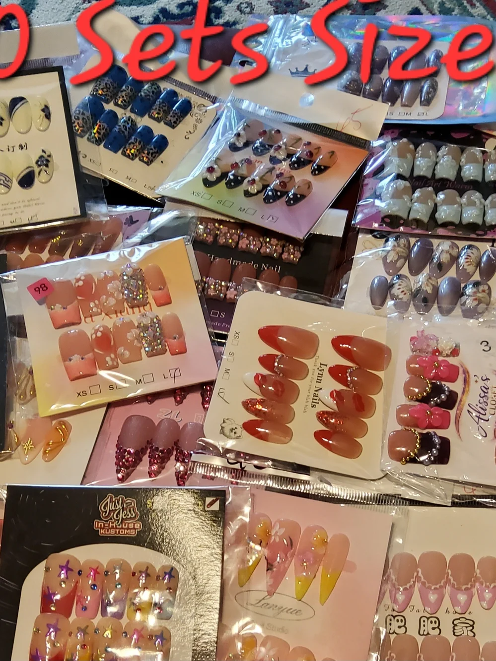 30 Sets Size Lg Will Not Seperate